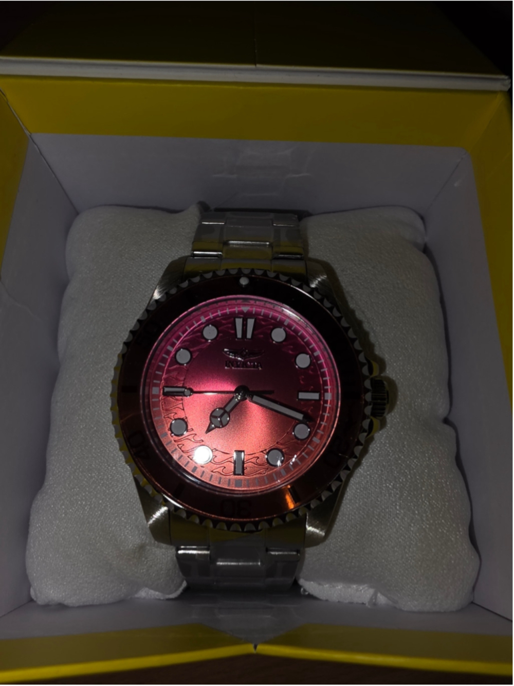Invicta Pro Diver Kromatyk 50933 Men's 43mm Quartz Watch Red Orange NIB